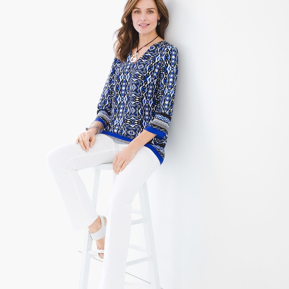 *NO LONGER AVAILABLE* Geometric Stripe Tunic - Picture 3 of 3